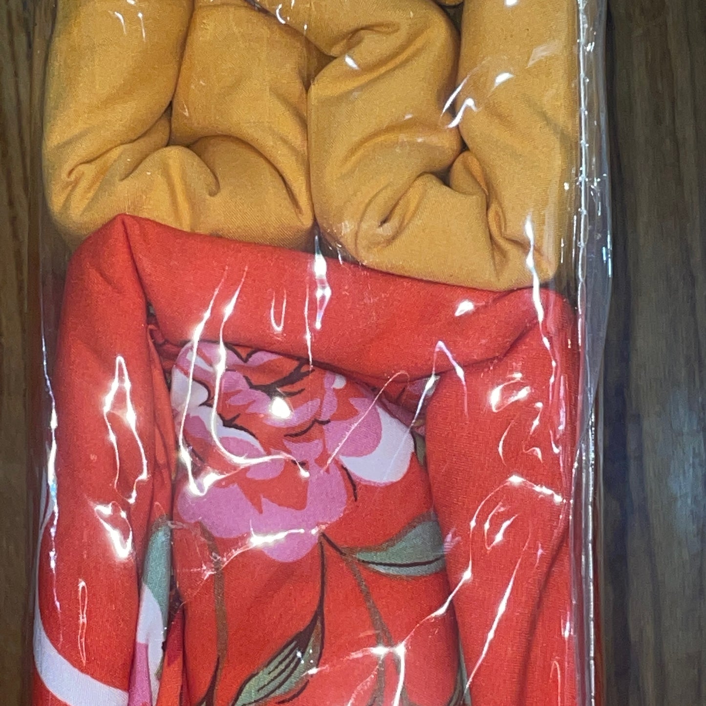 Luxury 6 Piece BAMBOO Sheet medallion QUEEN Orange
