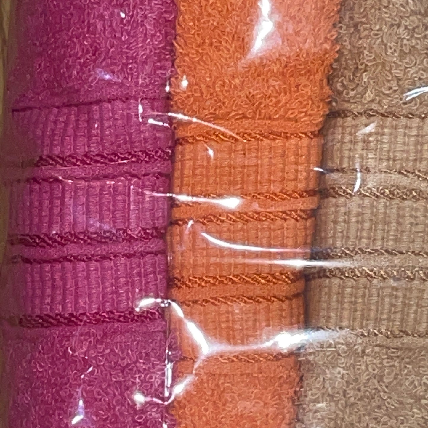 100% cotton Antimicrobial MID  BRIGHT color STRIPE Towel Bath Towels