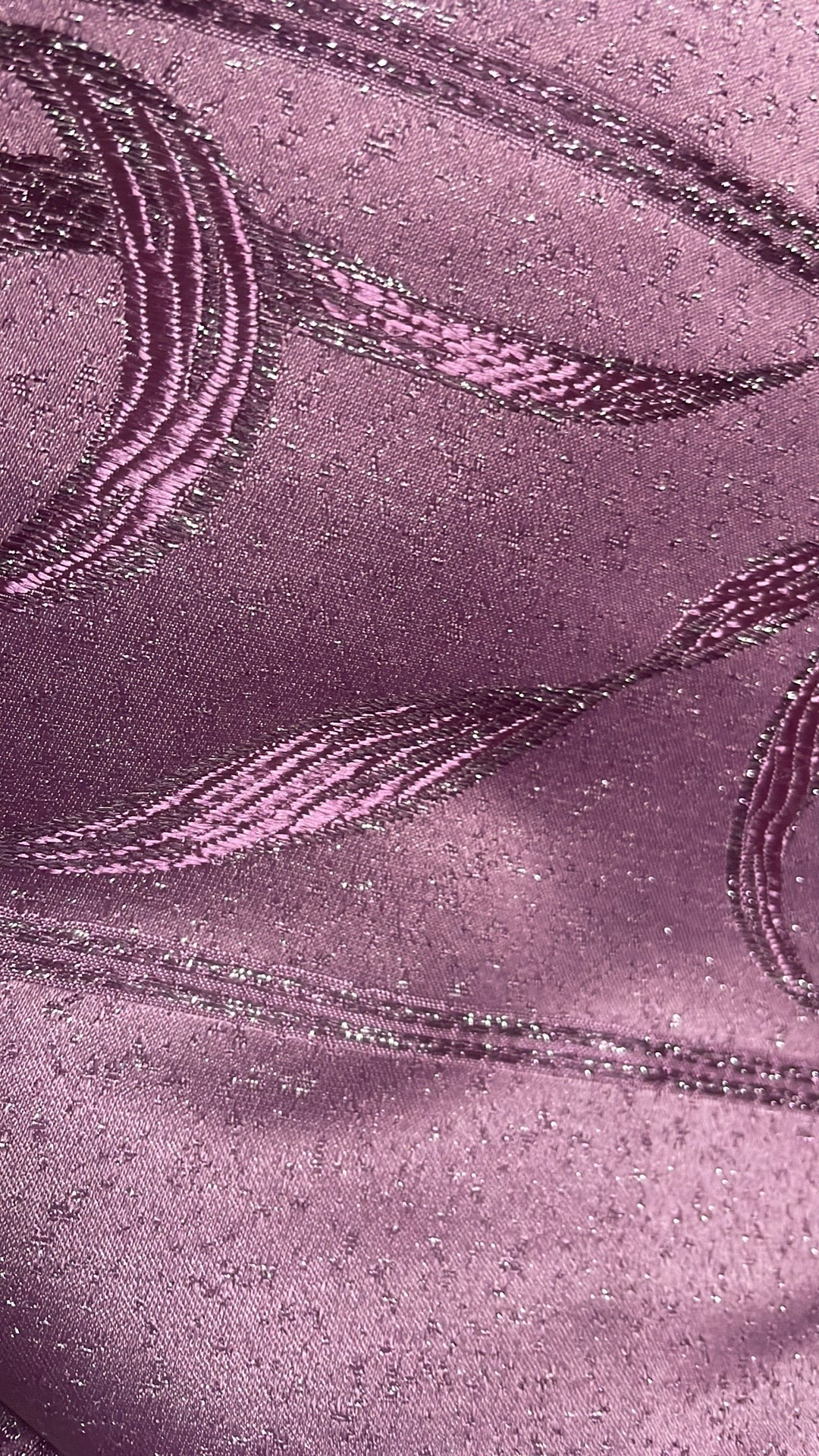 DANIELLE  Pattern Panel Curtain Grommet  Shimmer Patterned Purple