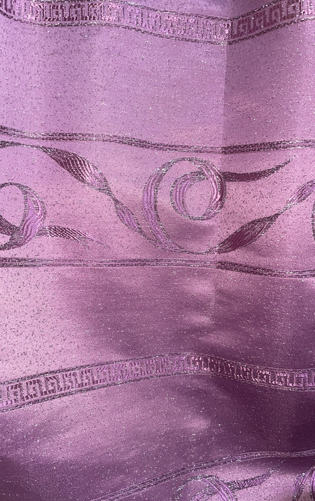 DANIELLE  Pattern Panel Curtain Grommet  Shimmer Patterned Purple