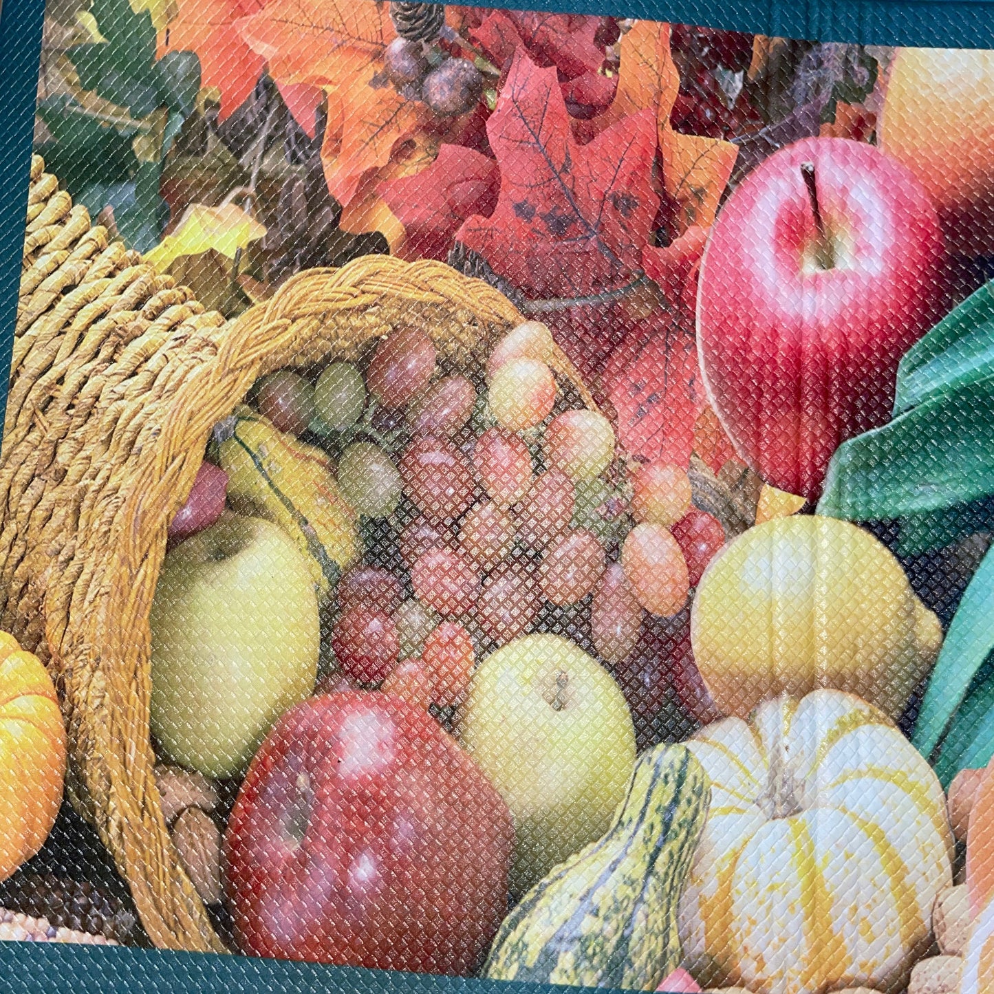 Kitchen Rug Mat  Oil & Slip Resistant/ Water Repellent 18 x 30 FRUIT BASKET