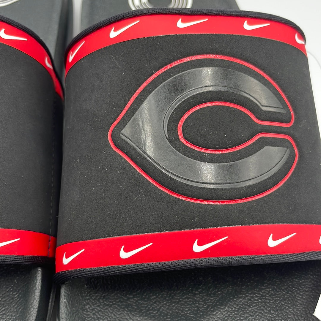 Nike Sports Logo Red black Slide Slipper