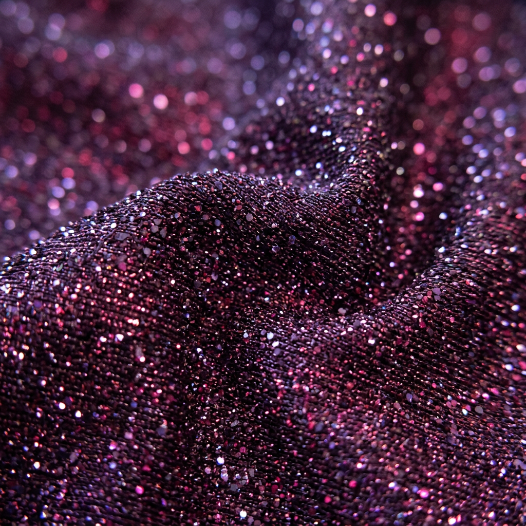 Women's PLUS Glittered Double Layered Fit n Flare Part Dress w Lace back Purple