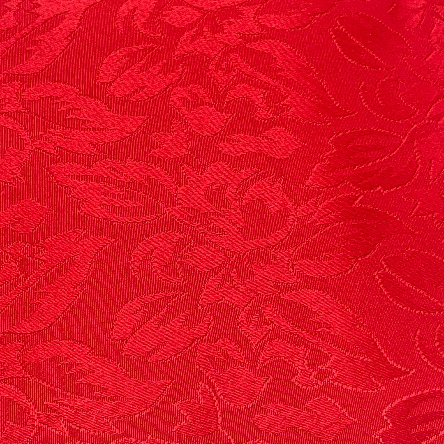 TANIA RED Embroidered Delicate lurex weave Black out  Curtain 54 X 84