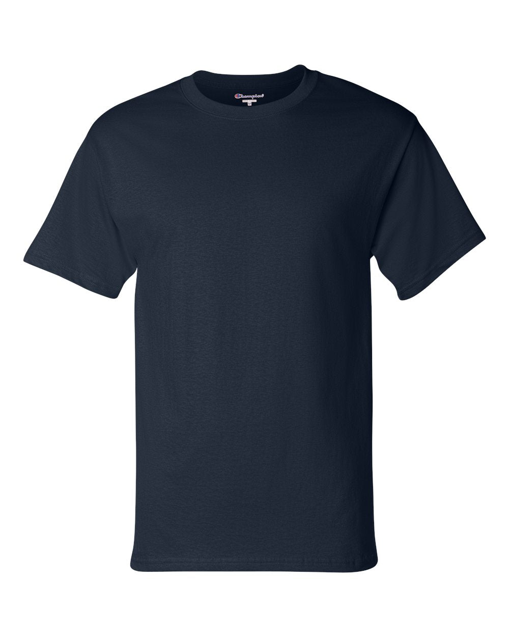 Men's 100% cotton Champion Short Sleeve Logo T-Shirt Navy