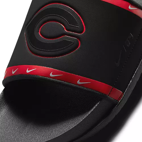 Nike Sports Logo Red black Slide Slipper