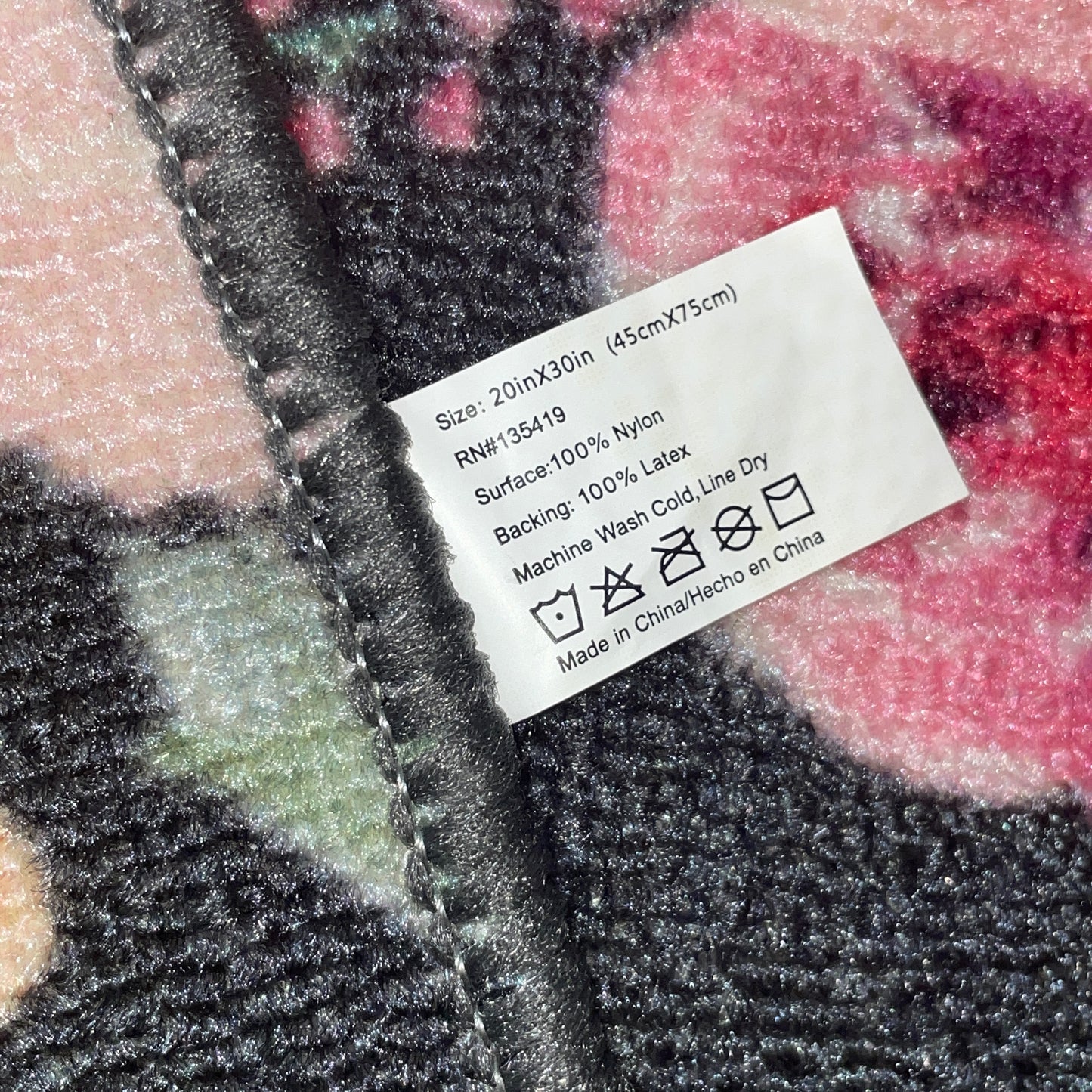 Kitchen Rug Mat luxurious 20 x 30 Cooking Love Floral