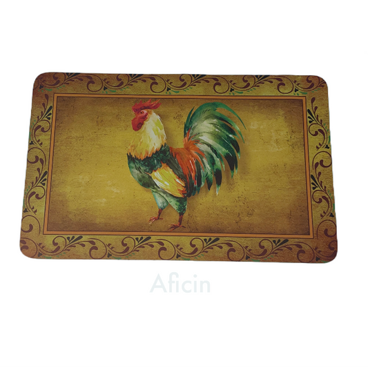 Kitchen Rug Mat  Oil & Slip Resistant/ Water Repellent 20 x 32 ROOSTER