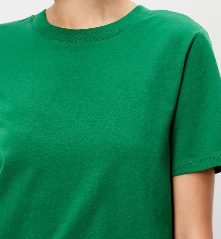 Women's Vintage Crew-Neck Mini T-Shirt Dress GREEN PLUS SIZE