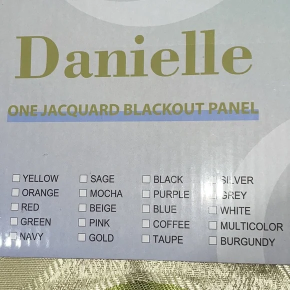 DANIELLE GREEN CIRCLE Jacquard Circle Weave  Grommet Panel Curtain