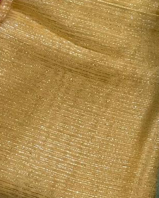 Metallic Sheer Shimmering Lurex Sheer Grommet Window Panel, 54 x 90 GOLD