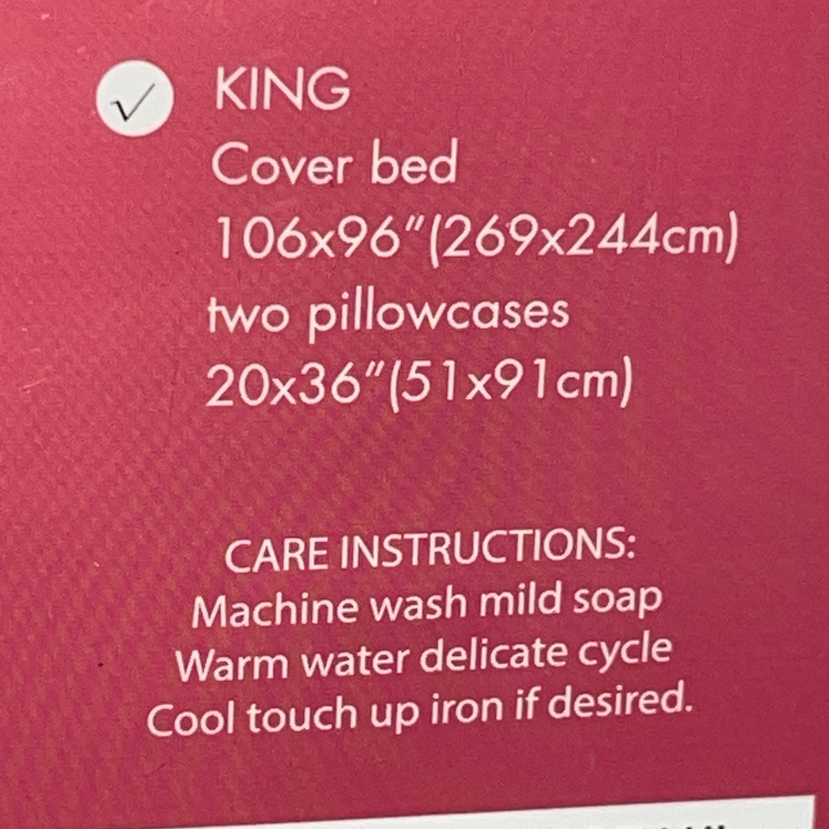 3 Piece Quilt Set  pattern Print Reversible  Pink leaf KING