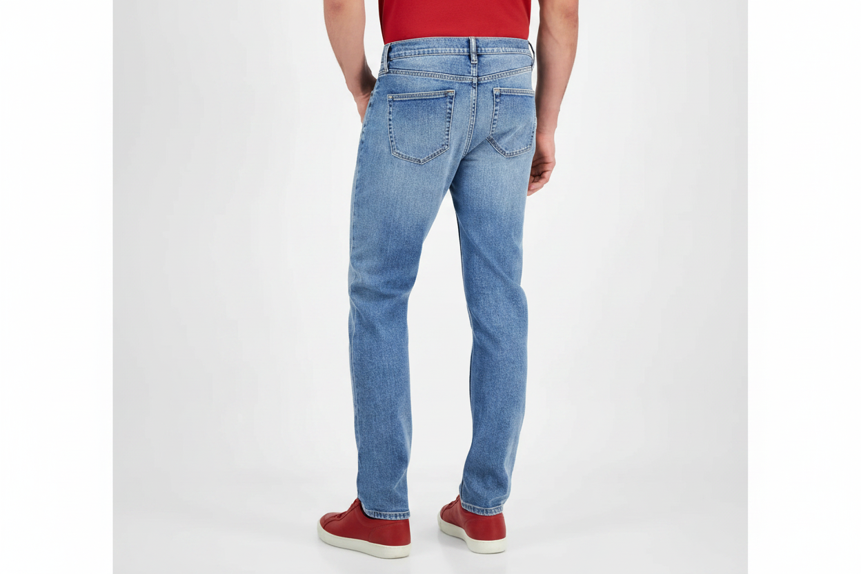 Men's Straight-Fit Birch Jeans 32" inseam Jeans Medium Light