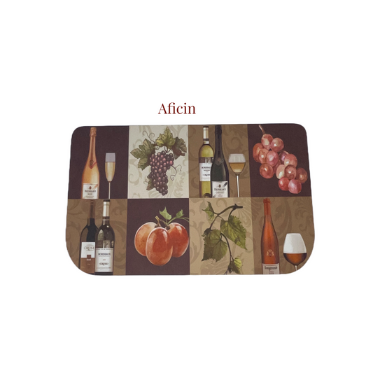 Kitchen Rug Mat  Oil & Slip Resistant/ Water Repellent 20 x 32 Fruit & Wine