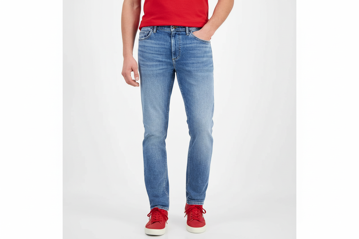 Men's Straight-Fit Birch Jeans 32" inseam Jeans Medium Light