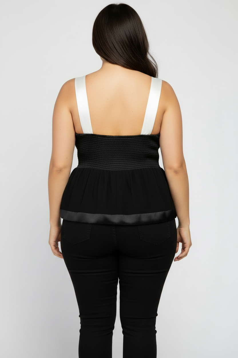 Torrid Babydoll Satin Jeweled trim top Dress Formal Shirt  PLUS SIZE