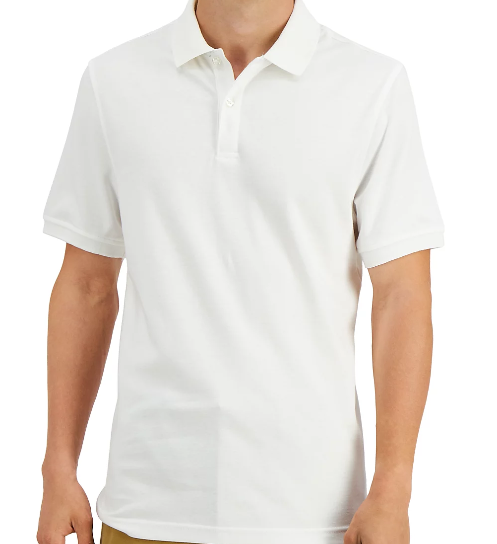 Men's Soft Touch Interlock Polo White