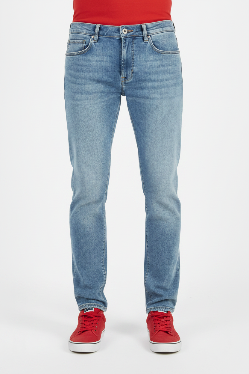 Men's Straight-Fit Birch Jeans 32" inseam Jeans Medium Light