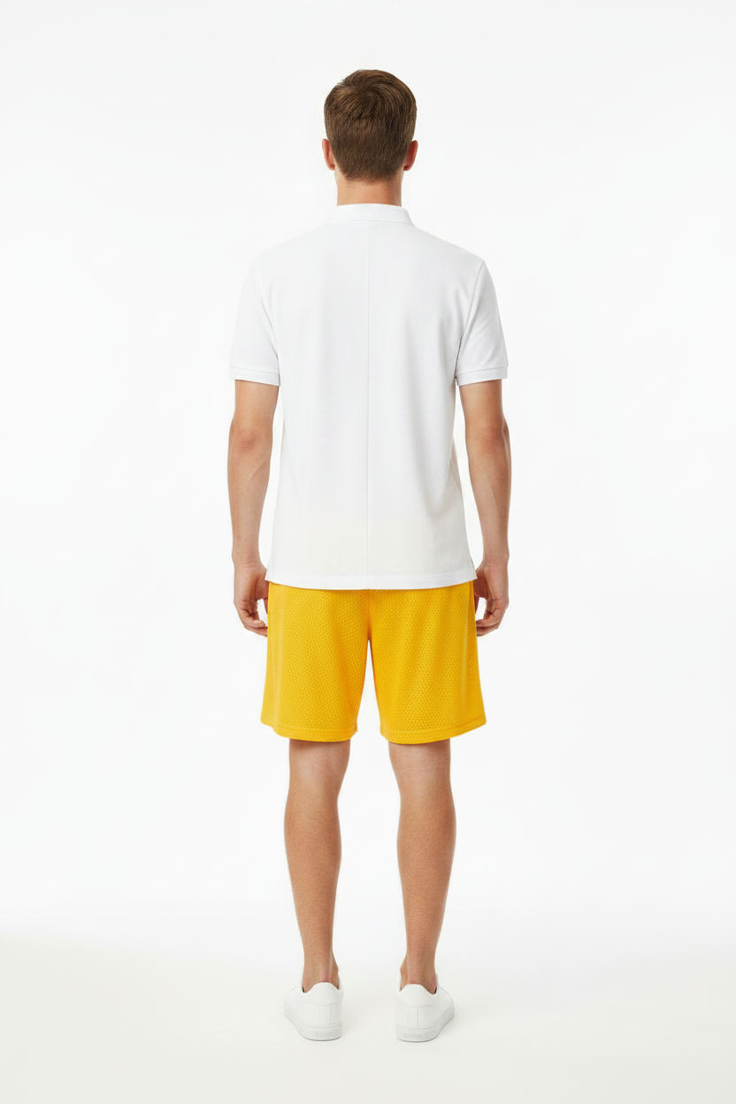 Men's Champion® 10-Inch Powerblend Fleece Shorts Golden Yellow