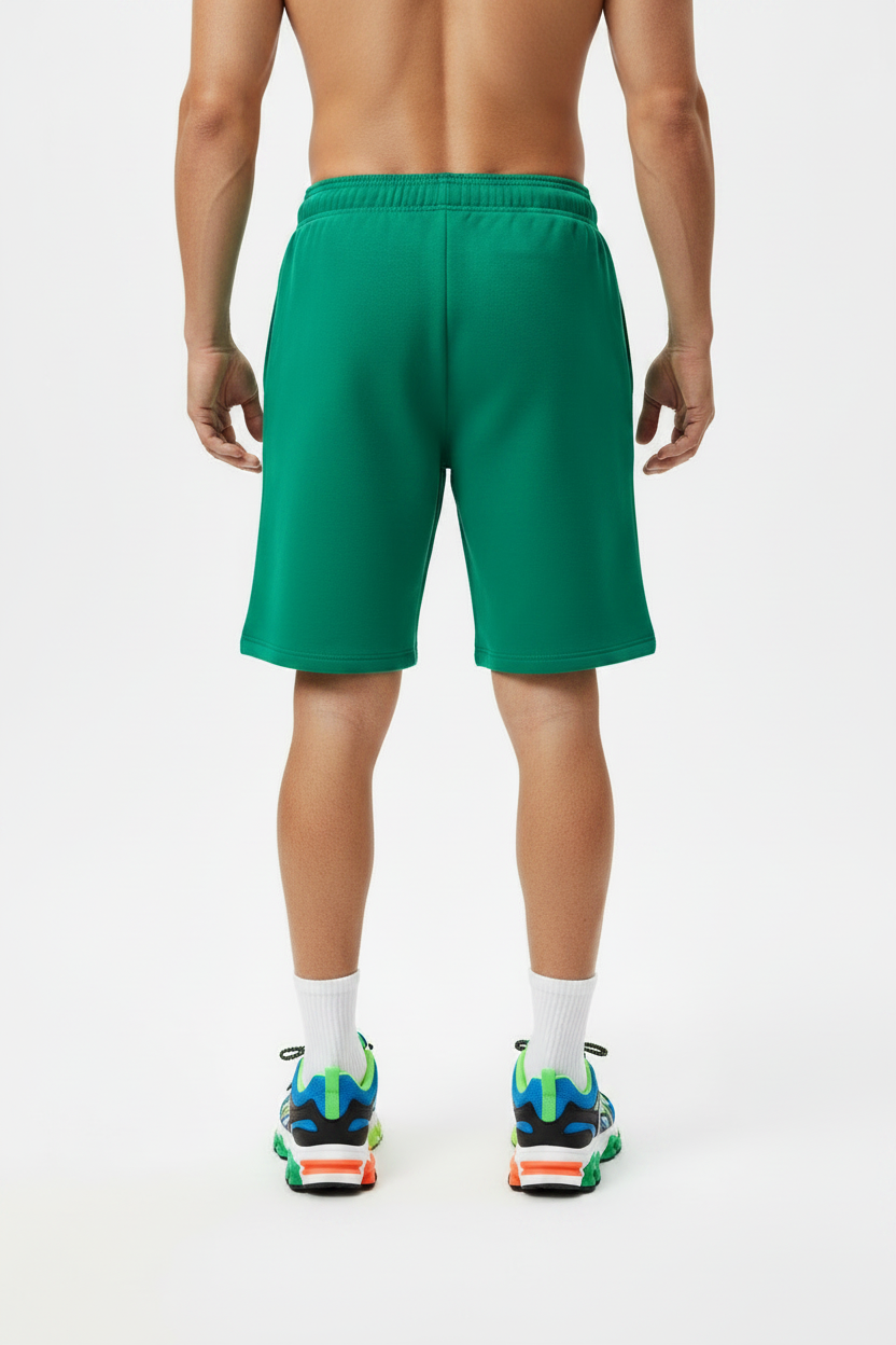 Men's Champion® 10-Inch Powerblend Fleece Shorts Green